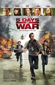 5 Days of War poster