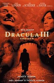 Dracula III: Legacy poster