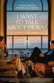 I Want to Talk About Duras poster