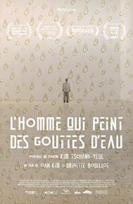 L'homme qui peint des gouttes d'eau poster